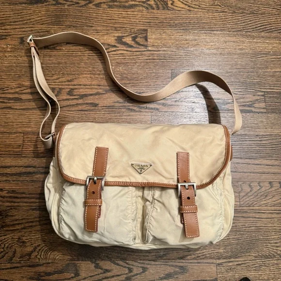 Prada Vintage Messenger Bag - Picture 1 of 9